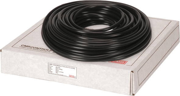 Black PVC Tube 25m Coil 8mm O/D 4.7mm ID